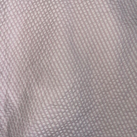 Vintage Ralph Lauren Size 12 Pink Seersucker flare flowing Skirt - Picture 3 of 11